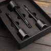 Diudus 3 Sizes Leather Corner Punch 0.98/1.18/1.57 Inch V-Shaped Leather