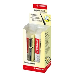 Refill - STABILO Ballpoint Refill Box of 10 Black