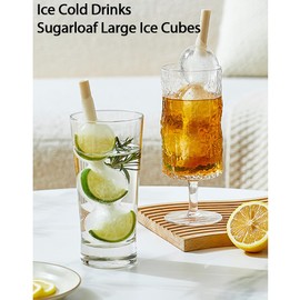 tieedhfu Easy Release Ice Mold Set | Large Size Popsicles Maker for Homemade Treats Ice Cream ABS Popsicles Molds with Sticks, B