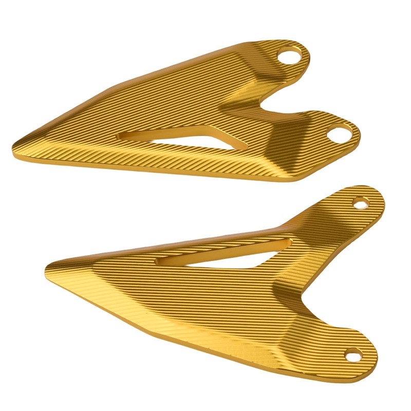 [HRuizq] Foot Peg Heel Plate Guard Protector Foot Pegs Fits