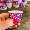 Rainbow Colors MINI Candy Nut Paper Cups - MINI Baking