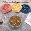 Slow Feeder Dog Bowl Anti Gulping Anti Chocking Healthy Eating