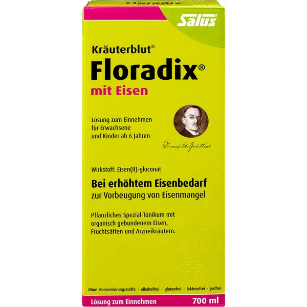 Floradix mit Eisen Lösung, 700 ml Solution