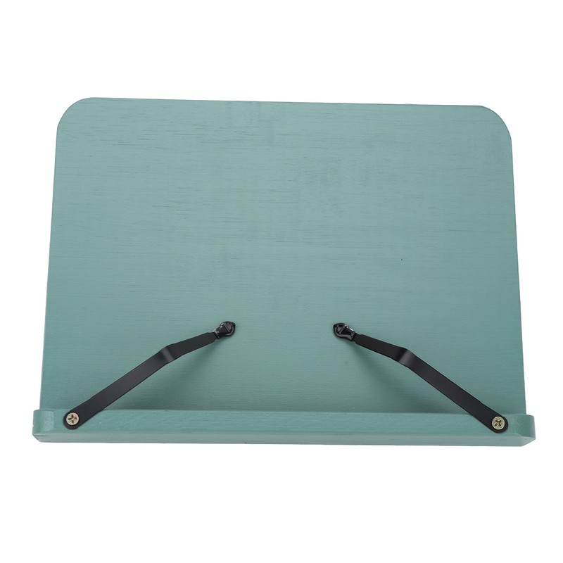 Book Stand Adjustable Angle Foldable Small Desk Bookrest with Page
