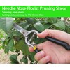 Forged Needle Nose Precision Clippers, Grape Vegetables Flowers Pruning Shear,