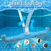 (2025 Upgraded) 20" 2 in 1 Pool Brush Vacuum Head