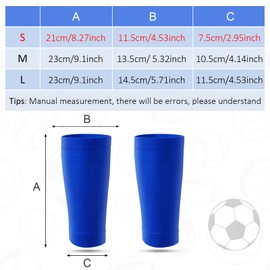 3 Pairs Children's Football Shin Guard Socks Breathable Calf Shin Guard Cover Compression Shin Guard Holder Football Socks with Pockets Shin Pads Holder