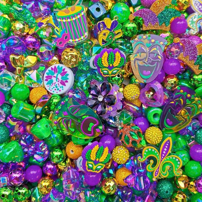 Acrylic Beads Mix(16mm)-Beading making-Bead Assortmens-DIY:_School Days_150ml