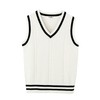 LOLANTA 110-170 Kids' Knit Sweater V-Neck School Vest, Unisex, Uniform,
