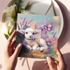 pihpigboss 6 Packs Religion Cross Diamond Painting Greeting Cards Cross