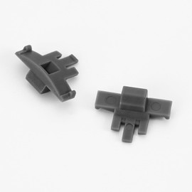 Furniware Cabinet Door Angle Restriction, 50 Pieces 86 Degree Hinge Clip for Soft Close Cabinet Hinges, Opening Restrictor Clip, Nylon