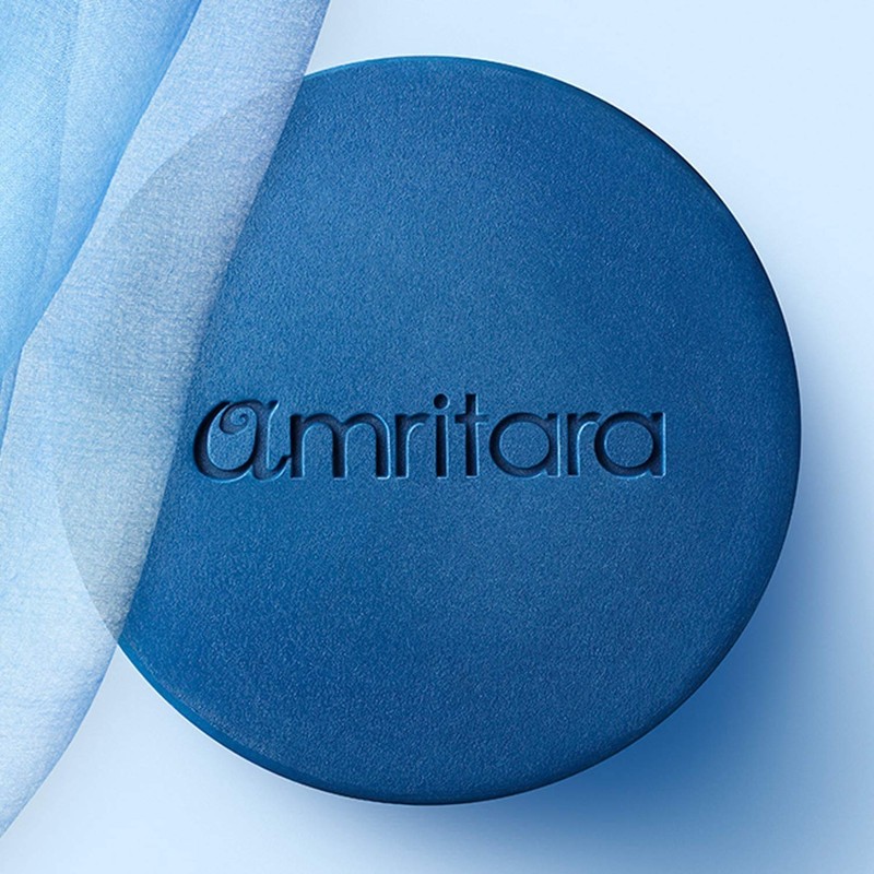 Amritara Indigo Balancing Soap, 2.1 oz (60 g) x 1