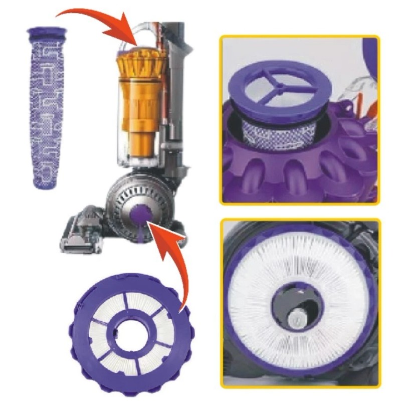 Dyson DC40, UP16, UP19 Vacuum Pre-Motor Replacement Filter Only- Washable