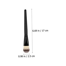 FOMIYES 2pcs Nylon Hair Facial Mud Mask Applicator Brush Set for Even Skincare Application Gentle Touch Comfortable Handle for All Face Mask Types