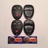 Aftermarket 2 New Keyless Remote Shell Cases Pads + CR2032