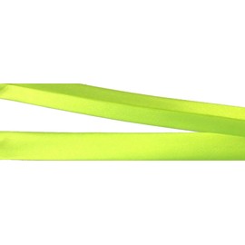 5 m Satin Bias Binding 20 mm Pre-folded Neon