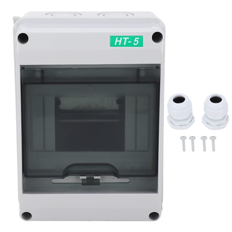 Caja Protectora para Disyuntor con Cubierta Transparente de 5 Vías