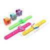 PAITUEND Butterfly Theme Slap Bracelets Party Favors-Butterfly Silicone Wristbands (6pack)