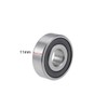 sourcing map 6202-12-2RS Deep Groove Ball Bearing 12x35x11mm Double Sealed
