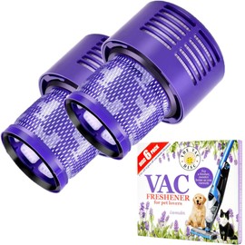 Utiz V10 Filters Replacements | Vac 6 Fresheners Lavender | For Dyson V10 SV12 Dyson V10 SV12 Cyclone Animal Absolute Total Clean Replace Dyson Part # 969082-01 (Pack of 2)