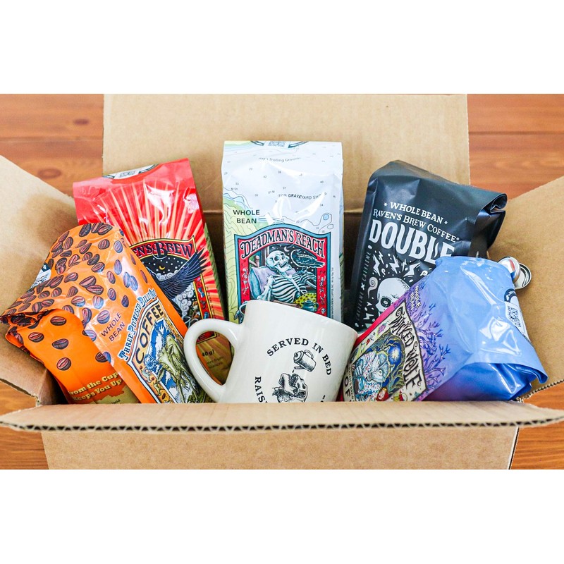 Raven's Brew Whole Bean Variety Pack - 3 Delicious Flavors