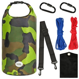 Wazitin 1 Set Bear Bag Hanging System Ultralight Bear Food Bag for Camping 10L Waterproof Bear Bags Gear Kit with Pulley System for Camping Backpacking