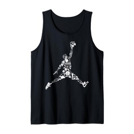Basketball Player Slam Dunk Silhouette Sports Fan Gift Tank Top