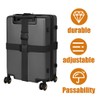 SULIUDAJI Black Suitcase Strap 200 Cm Luggage Strap Long Suitcase