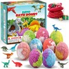 Qivatex Bath Bombs for Kids with Dinosaur Toys Inside, 9