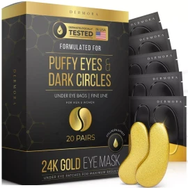 Dermora Parches Hidratantes Veganos Eliminan Ojeras 20 Pares