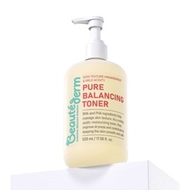 Bottederm Pure Balancing Toner 520ml + Sample + Portable Container / 보떼덤 퓨어 발란싱 토너 520ml +샘플+휴대용기
