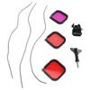 For Go Pro Hero 8 Black Waterproof Case Filter Kit