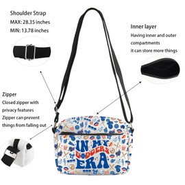 LA Baseball Inspired Crossbody Bag Fans Gift Baseball Team Gift Baseball Game Gift (Dodger HKB EU)