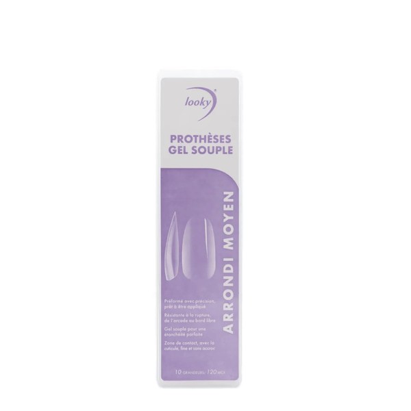 Looky Soft Gel Nail Tips - 120PCS Full Cover Tips