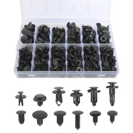 bylikeho 240 Pcs Automotive Clips,Car Retainer Clips,Car Accessories Bumper Clips Car Clips Plastic Rivets Fasteners Push Retainer Kit,Auto Push Pin Rivets Set,Can be Used on Cars