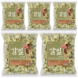 Domestic persimmon leaf 250g 5 pieces persimmon leaf tea / 국산 감잎 시엽 250g 5개 감나무 잎 감잎차