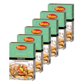 Shan Sambosa Arabic Seasoning Mix 1.76 oz (50g) - Spice Powder for Fried Minced Meat in Pastry Leaf - Suitable for Vegetarians - Airtight Bag in a Box (Pack of 6)