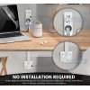 AC Wall Outlet Extender Rotational Stick With 2 AC Outlets