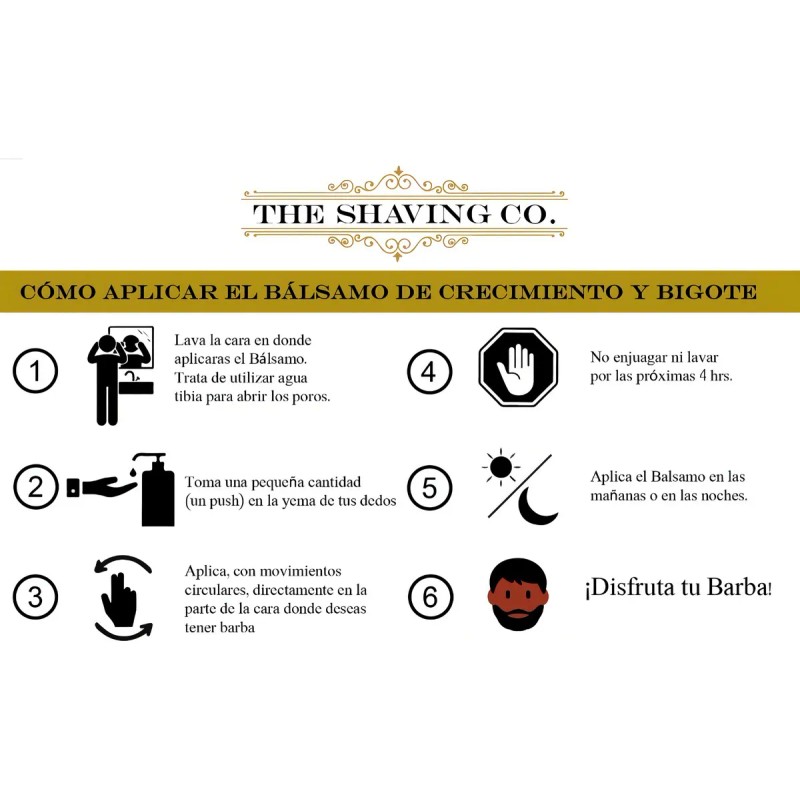 Bálsamo Crecimiento Barba Bigote The Shaving Co Noxidil-ts 50ml