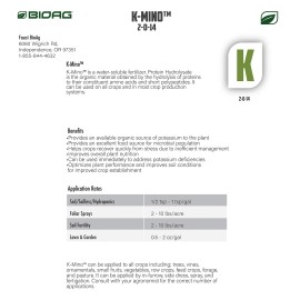 BioAg K-Mino Water Soluble Fertilizer 300g Pouch by BioAg