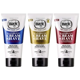 Magic Regular Cream Shave, Smooth & Extra Strength Set - 170ml Each