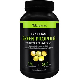마이라이프 내추럴스 그린 프로폴리스 500mg 120 야채캡슐 MyLife Naturals Green Propolis 500mg 120 Veggie Capsules