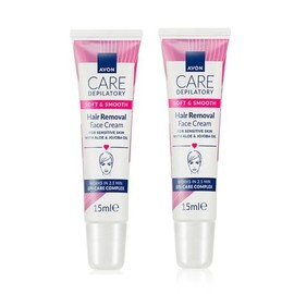 Avon Care Soft & Smooth Face Facial Hair Removal Depilatory Cream 15ml (2)