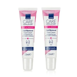 Avon Care Soft & Smooth Face Facial Hair Removal Depilatory Cream 15ml (2)