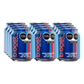 Bebida Energética Boost 12 Pzas De 235 Ml