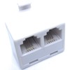 RJ11 Plug to 2 Way RJ11 Sockets Adapter Dual Cable
