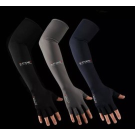 Homheal Mangas Con Protección Uv, Dedos Y Grip Touch Para Brazos
