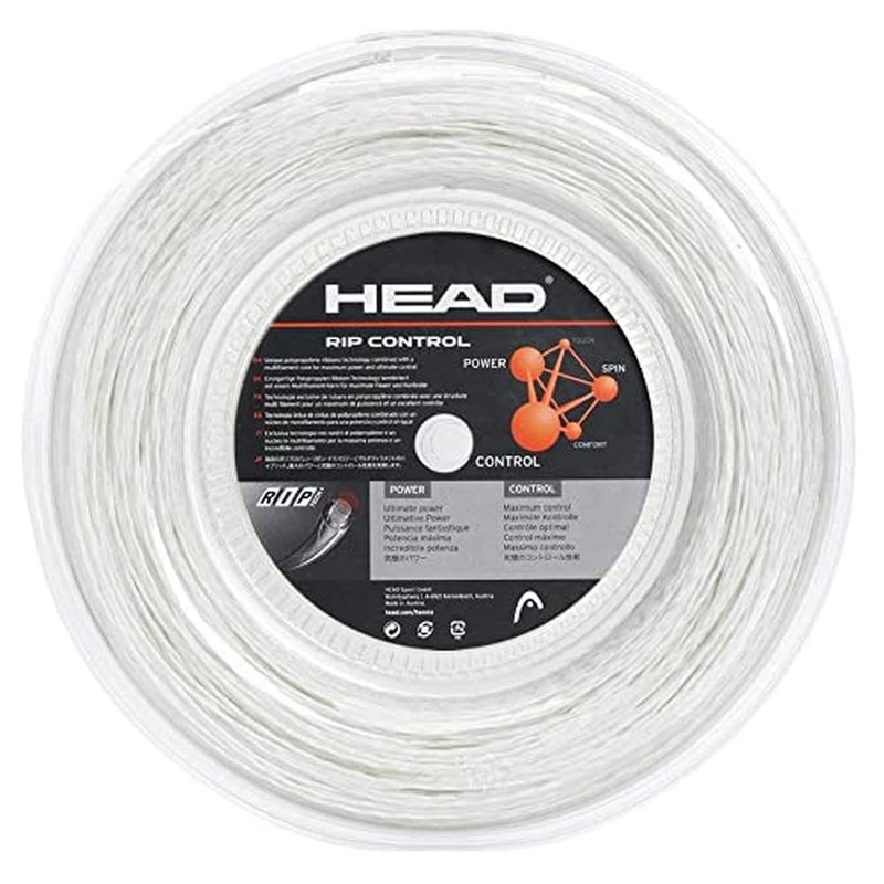 HEAD Unisex's Rollo Rip Control Reel 03/04 Racquet String-Multi-Colour/White, Size