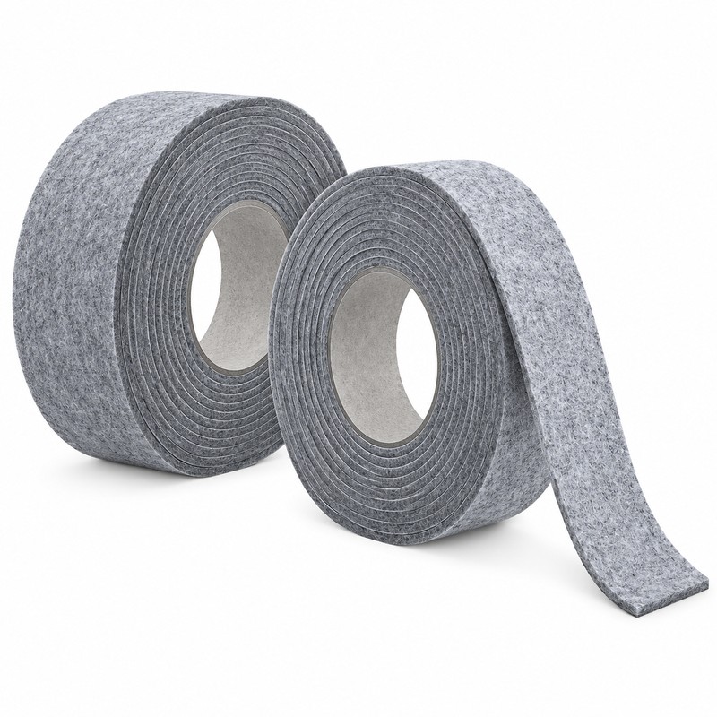 2-Pack Self-Adhesive Felt Furniture Strips for Floor Protection – 1.18