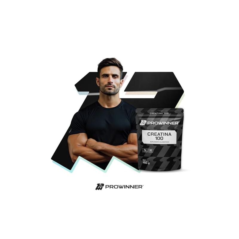 Prowinner Creatina 100 Pura Polvo Suplemento Alimenticio Por Porción Pre